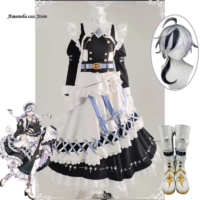 Game Nu: Carnival Blade Cosplay Costumes Women Cute Maid Dress Suit Halloween Carnival Uniforms Anime Clothing Custom Made