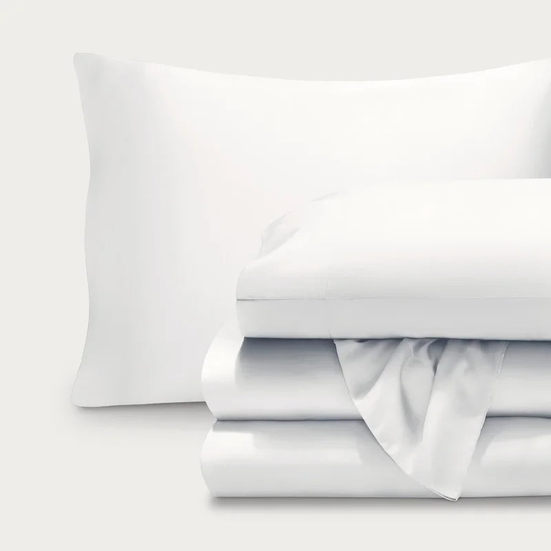 

Simple&Opulence 100% Eucalyptus Lyocell Duvet Cover Set Cooling Breathable Soft Silky Home Bedding 200*230cm+48*74cm 3pcs/set