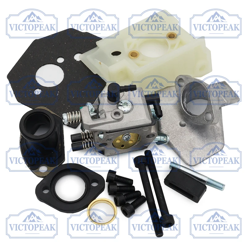 Chainsaw Accessories Carburetor Intake System Assembly for 4500 5200 5800 Chain Saw