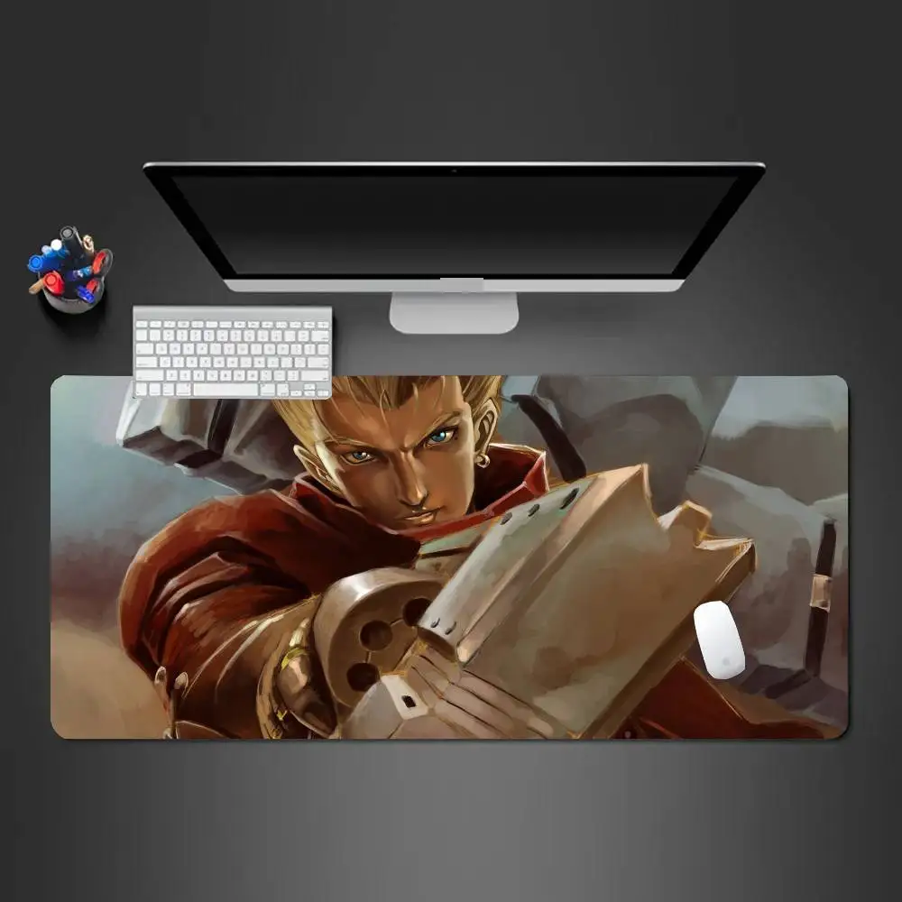 Animated T-Trigun Stampede Mousepad Non-slip Suitable For Office Computers Laptops E-sports Game Desk Mats XXL Keyboard