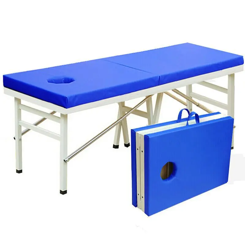 Reinforcement Folding Massage Table Massage Bed Outpatient Bed Fire Therapy Bed Medical Bed Moxibustion Bed Diagnosis