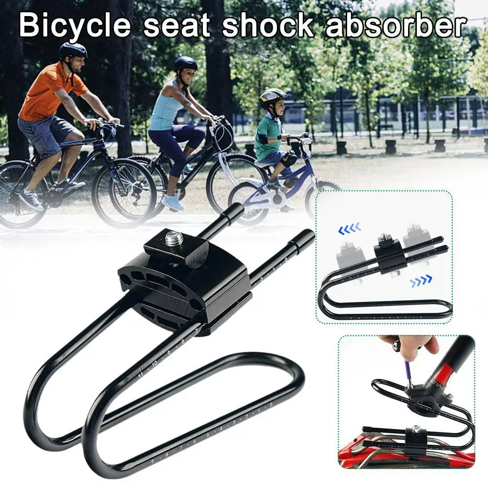 

MTB Moutain Bike Spring Shock Comfort Bow Seat Booster Cycling Bicycle Cushion Shock Absorber Saddle Suspension Device Accessory