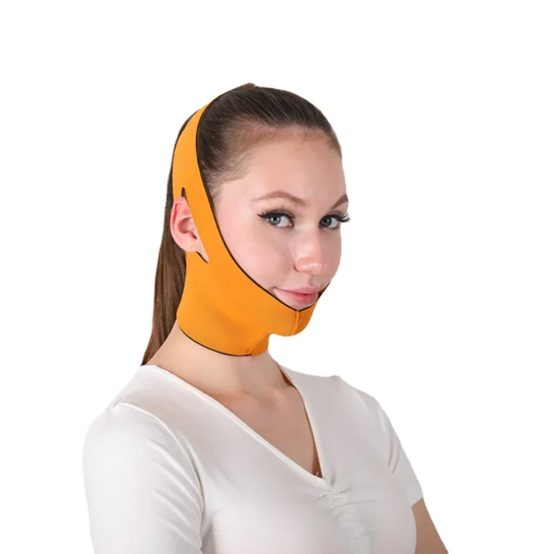 Elastisch Gezicht Afslanken Bandage V Lijn Gezicht Shaper Vrouwen Kin Wang Lift Up Riem Gezichtsmassage Band Gezicht Huidverzorging Schoonheid Gereedschap