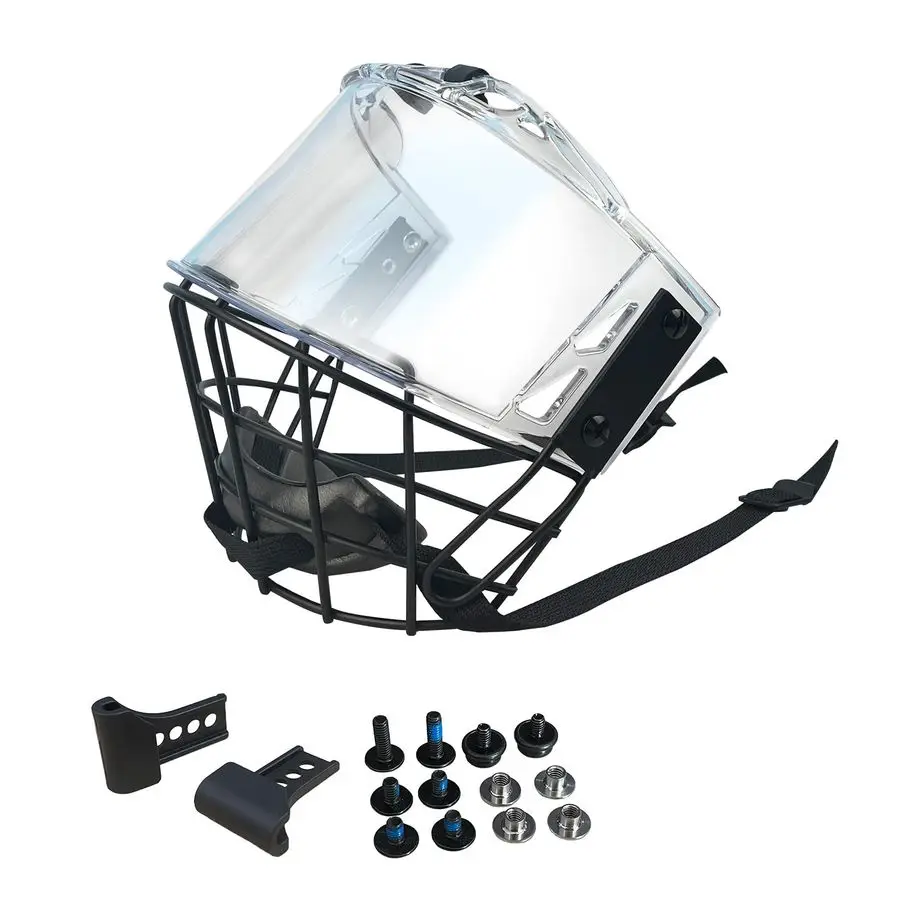 خوذة هوكي الجليد قناع الوجه قناع قناع درع كومبو #2