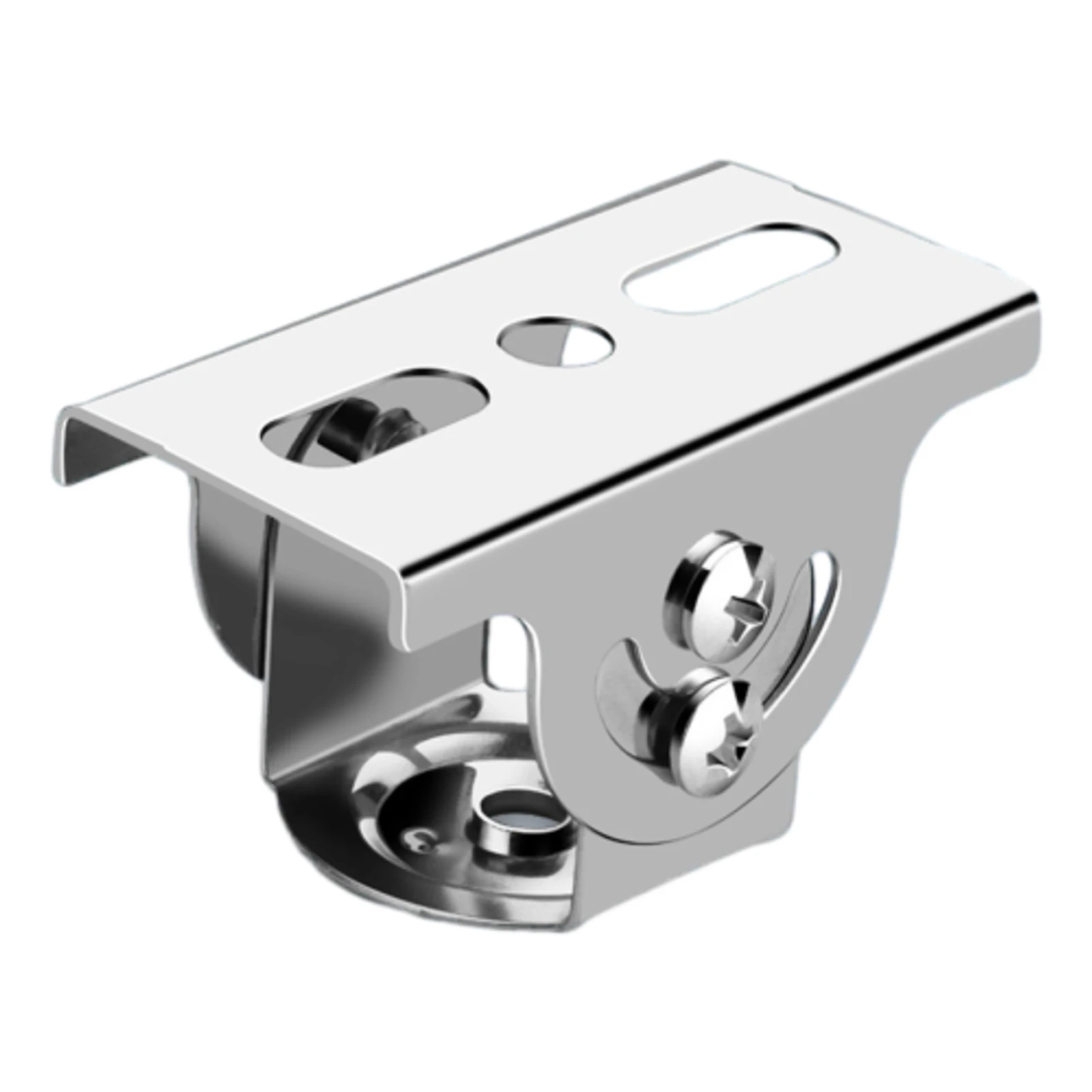 Stainless Steel Pole Monitoring Bracket Hook Bracket High Compatibility Hole Design Thickened Reinforced Steel Plate
