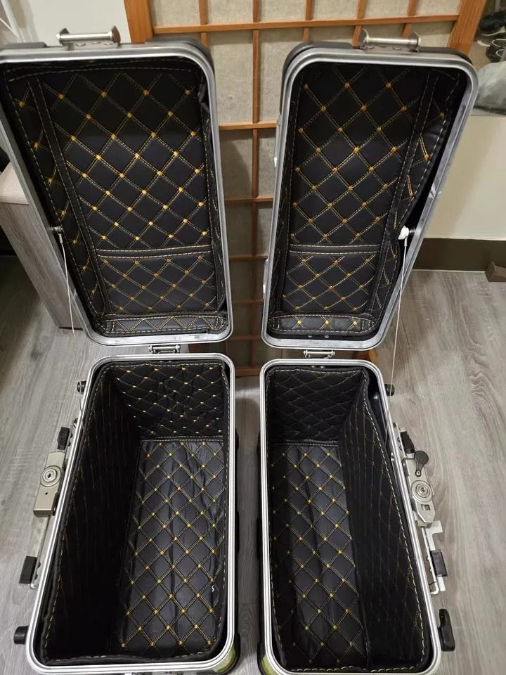 Lining for 28L 36L 40L 43L 55L 65L Aluminum Alloy Trunk Case Liner Luggage Box Inner Container Tail Case PU Leather Lining Bag