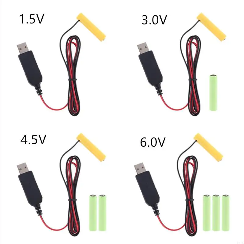 LR03 AAA Battery Eliminator Power Supply Cable 1.5V AAA Battery For Radio Electric Toy Clock LED Strip Light Calculator