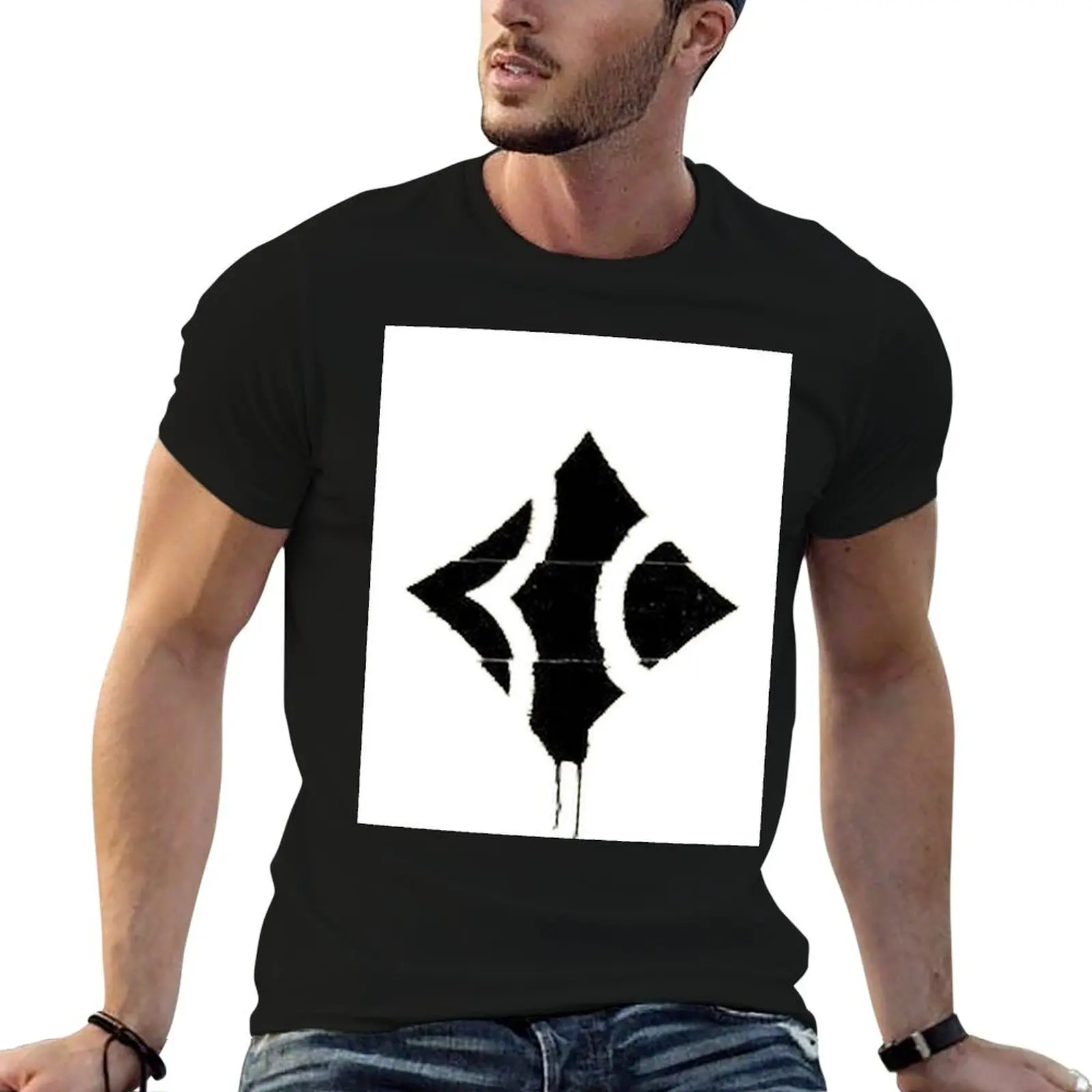 

t Channel t Blind man shirts cotton T-Shirt 100% graphic shirt