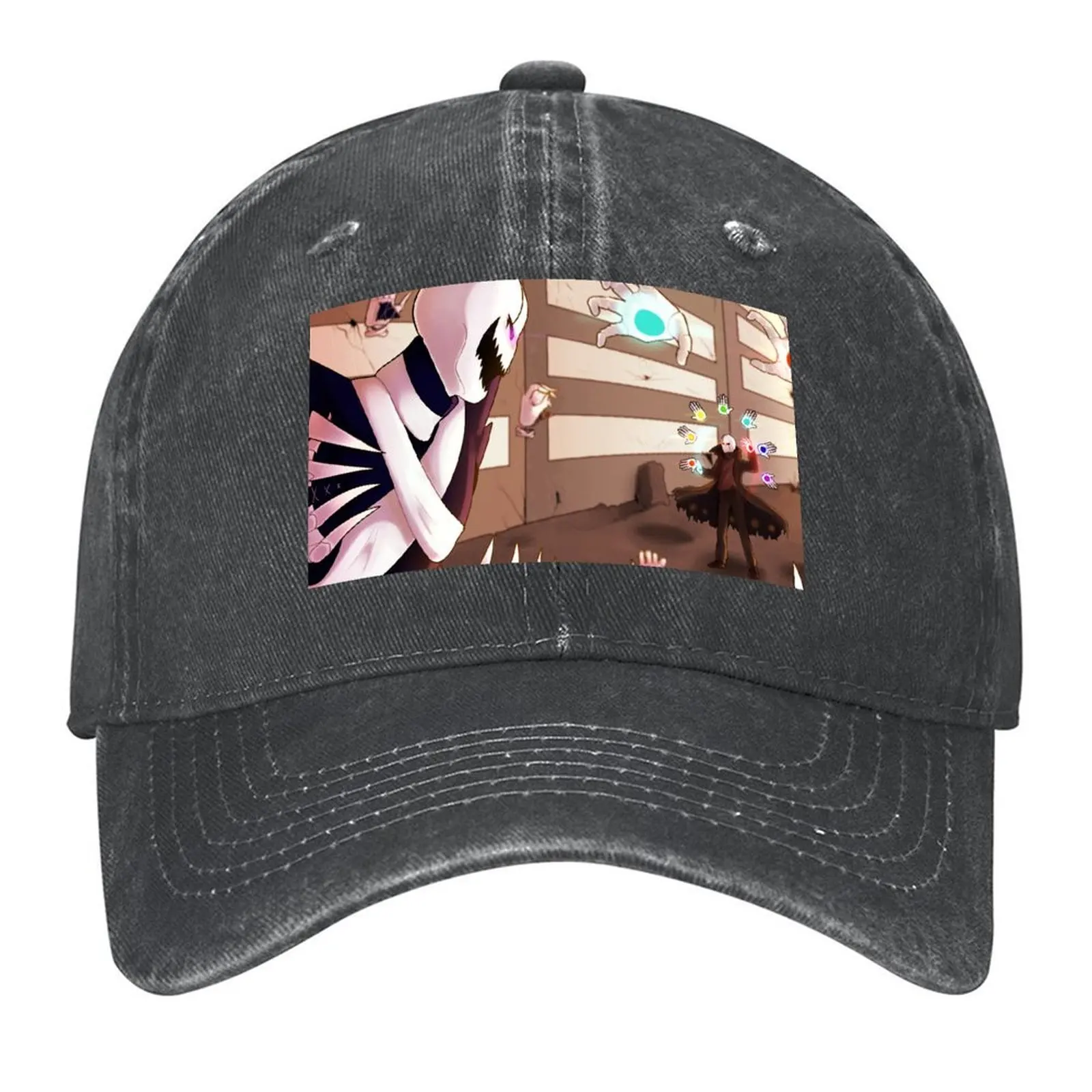 

Glitchtale and Underverse Baseball Cap fashionable Golf Wear men's big size hat Female Men's