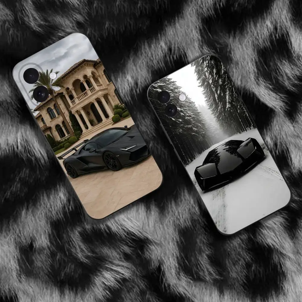 

sports car Phone Case For iPhone 17 16 15 14 13 12 Pro ProMax Plus Shockproof Soft Protective Cover Full