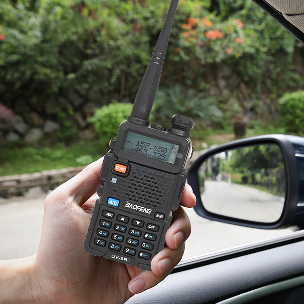 UV-5R Dual Band Two Way Radio 136-174MHz & 400-520MHz 5W Long Range Ham Radios Handheld UHF/VHF Radio