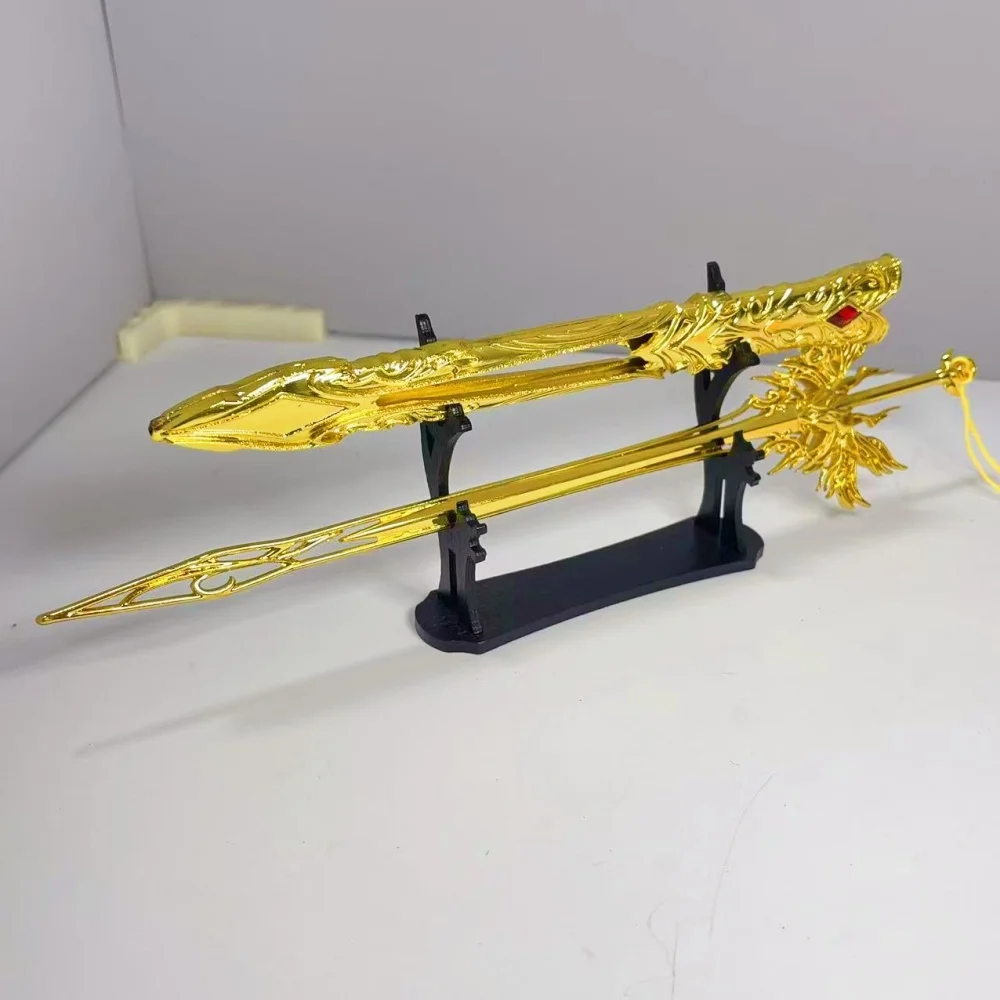 11.8 بوصة الروح الأرض تشيان Renxue المعادن كاتانا السيف الأصلي صابر النينجا سكين اليابانية كاتانا صابر تأثيري اكسسوارات الدعامة لعبة #5