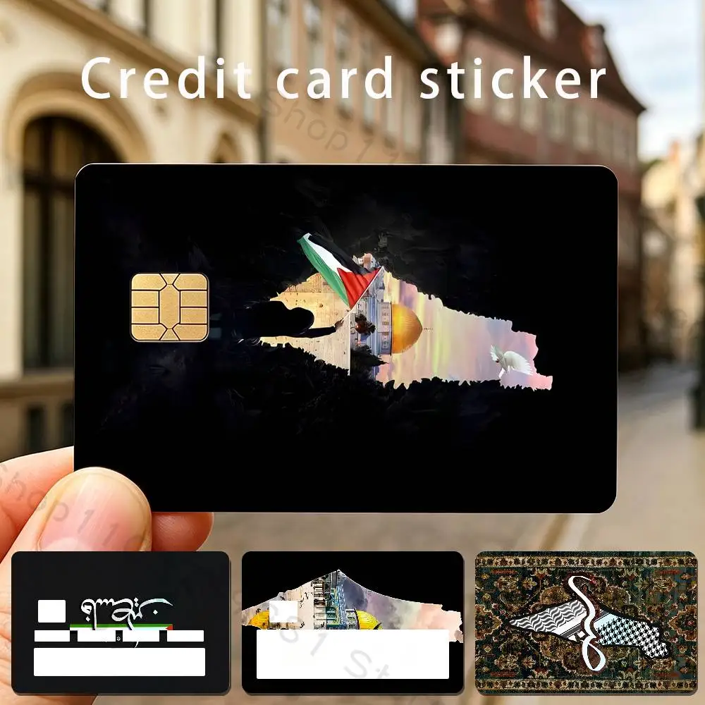 ART Aesthetics Pales T-Tine ES Holographic Laser Shinny Film Skin Cover Sticker for Debit Credit Card Bank Card