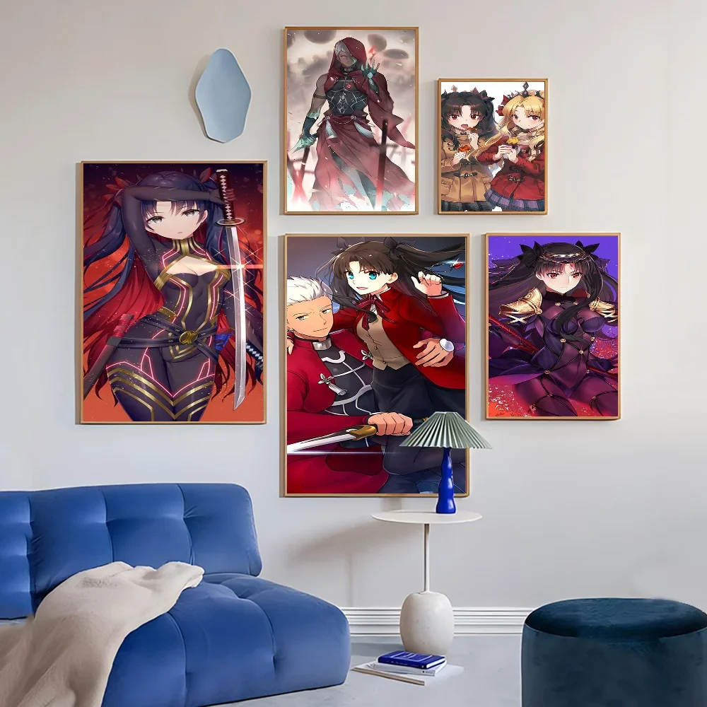 Ishtar Archer Fate Grand Order DIY Sticky Poster Whitepaper Prints Posters Artwork Vintage Decorative Painting