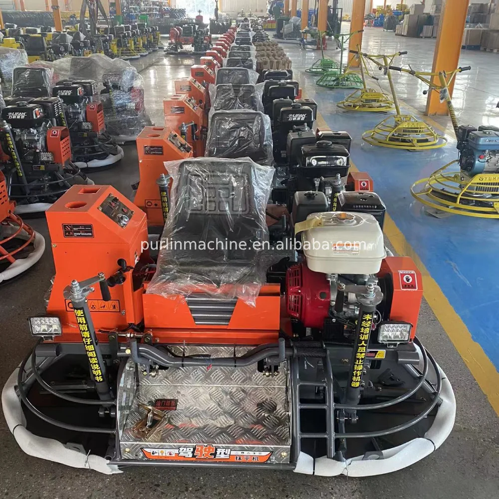 Road machinery ride on power trowel concrete trowel machine conmec power trowel