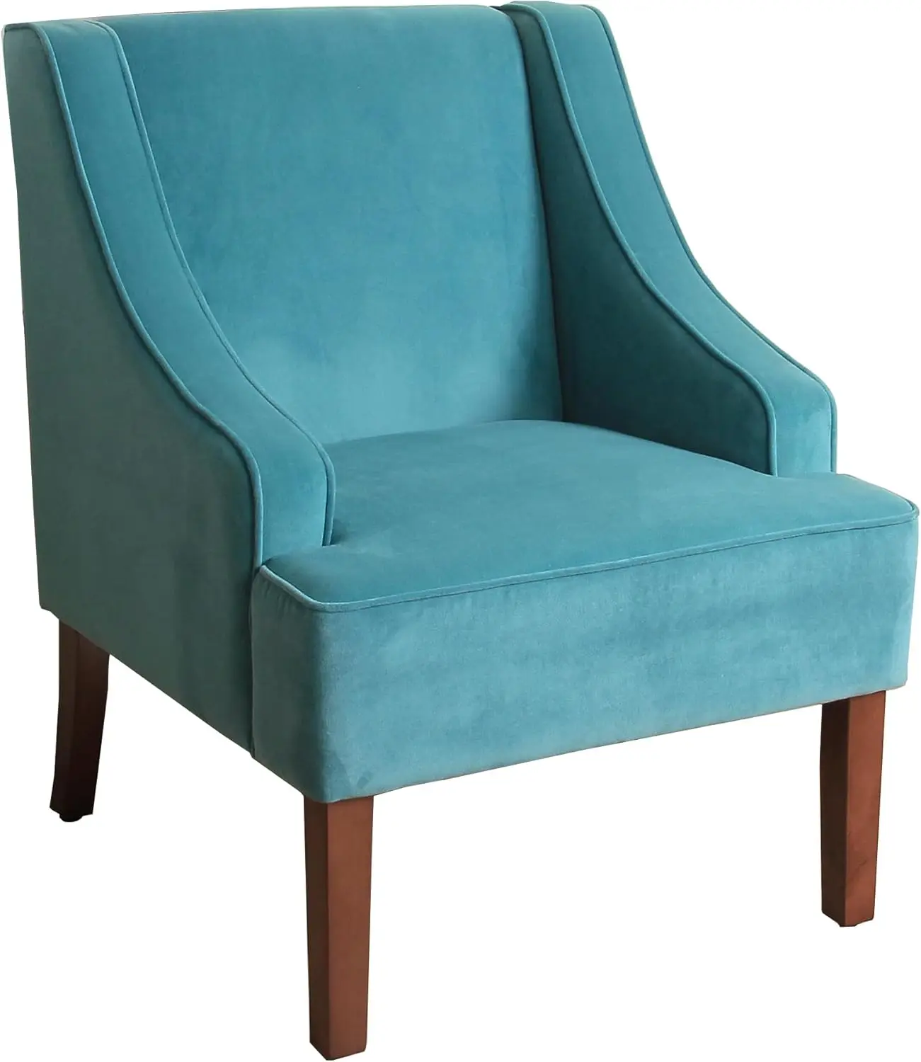 

Home Decor | Upholstered Classic Swoop Arm Accent Chair | Accent Chairs For Living Room & Bedroom | Decorative Home Furniture,