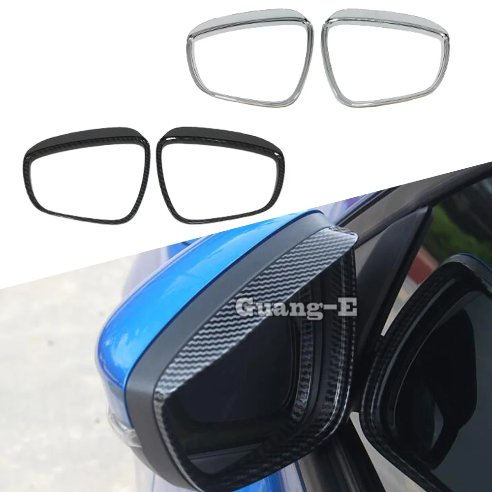 

Для Ford Focus 2019 2020 2021 2022 Автомобильное заднее боковое стекло, накладка на зеркало, рамка от дождя, солнцезащитный козырек, козырек для бровей, 2 шт.