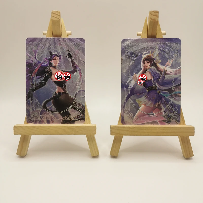 In Stock 1Pcs/set Sexy Anime Girl Cards Dou Luo Da Lu Soul Land Zhu Zhuqing Ning Rongrong Game Collection Cards Xmas Gifts Toys