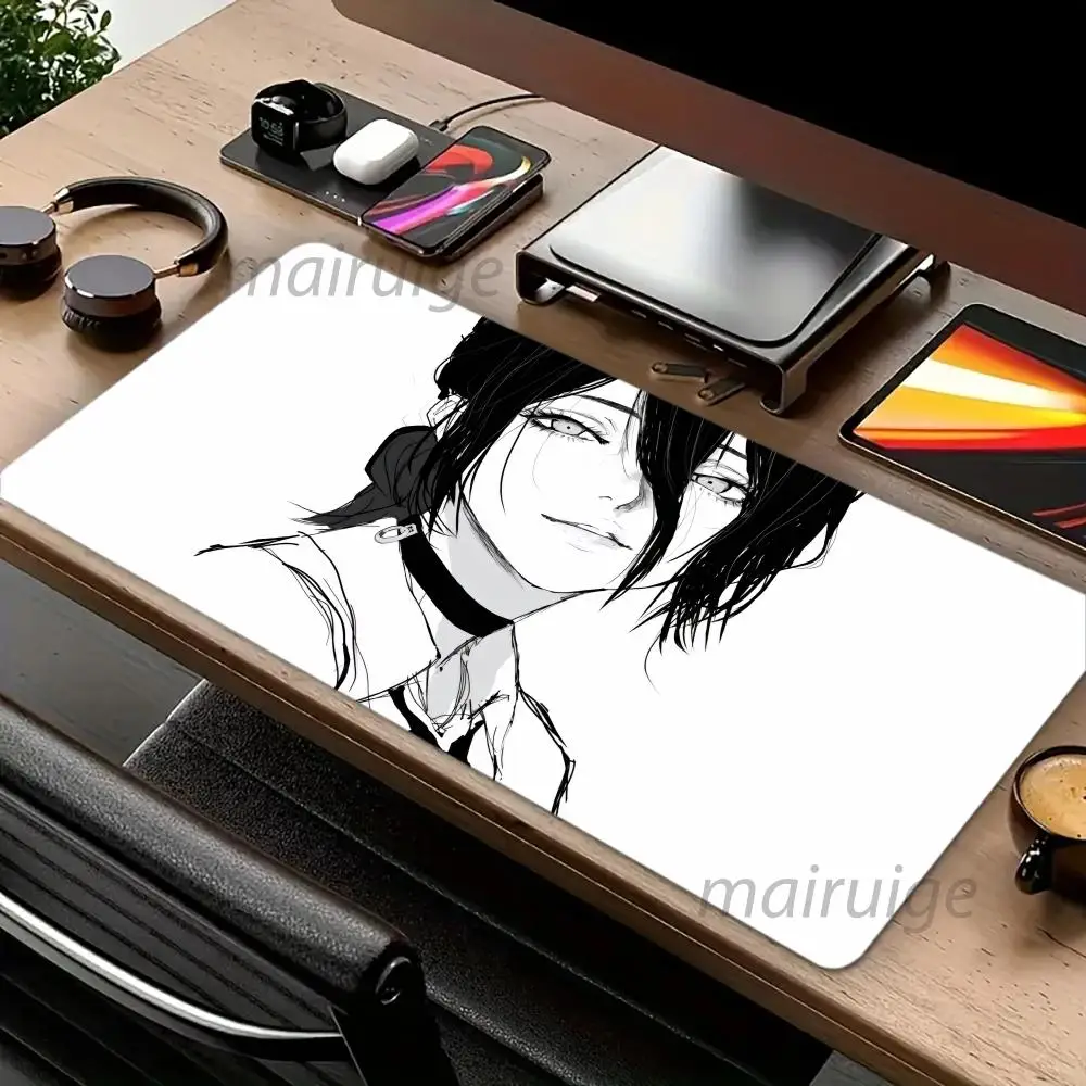 

Крутой коврик для мыши в стиле аниме Girl Art, большой коврик для компьютерной офисной игры, настольный коврик XXL, резиновый противоскользящий коврик для игровой клавиатуры, длинные настольные коврики