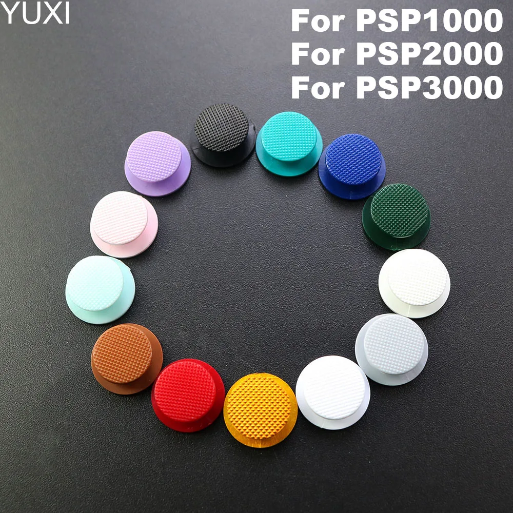 YUXI 1PCS Universal Mushroom Head Joystick Cap For PSP 1000 2000 3000 Slim Console Replacement Analog Thumb Button Joy Stick Cap