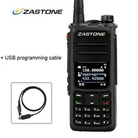 ZASTONE UV008 DMR Digital Radio IP67 Waterproof  With GPS Tri Band 136-174mhz 200-299mhz 300-520mhz 10W Long Range Walkie Talkie