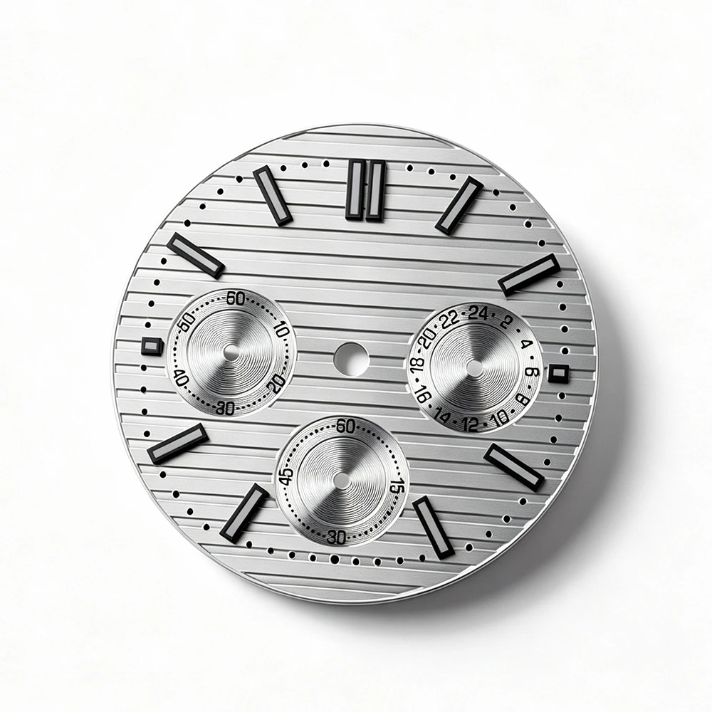 New 29.9mm custom logo dial VK63 multifunctional timing dial suitable for VK63 movement watch modification accessories