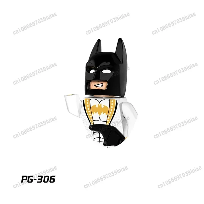 PG8074 PG312 PG313 Super Hero Batman Catwoman Clown Harley Quinn Bricks Cartoon Character building block Boy Birthday Present