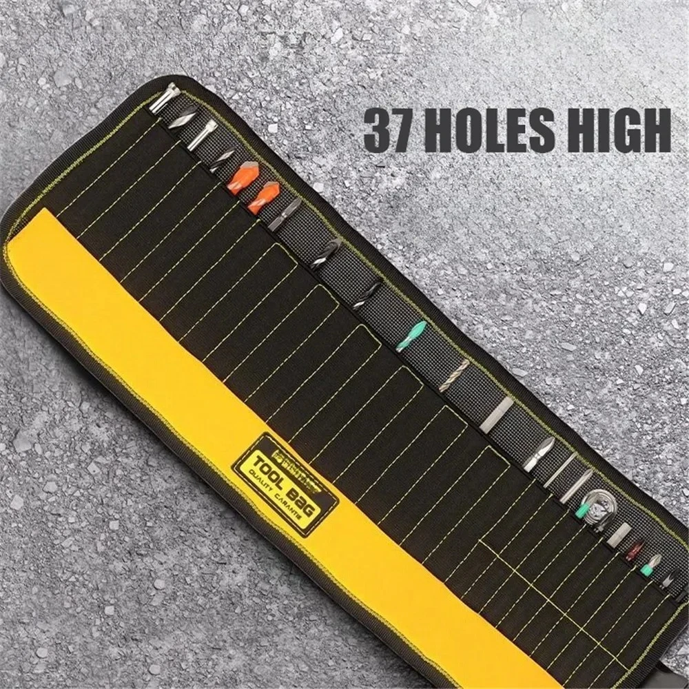 

NEW 37 Holes Screwdriver Bit Drill Bit Storage Bag Tool Bag for Electrician Tools Carpenter