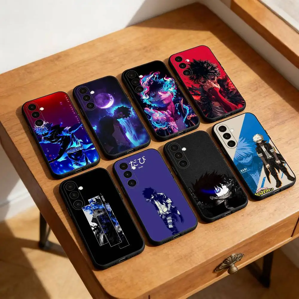 

Dabi My H-Hero A-AcademiaS Phone Case For Samsung Galaxy A13,21s,22,31,32,52,53,71,72,73,Soft Black Cover