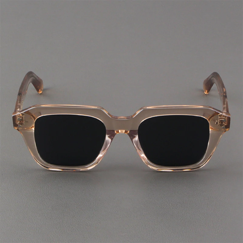 Lunettes de soleil en acétate optique vintage pour hommes et femmes, lunettes faites à la main, lunettes de style designer, lunettes de mode vintage, monture de qualité, UV400