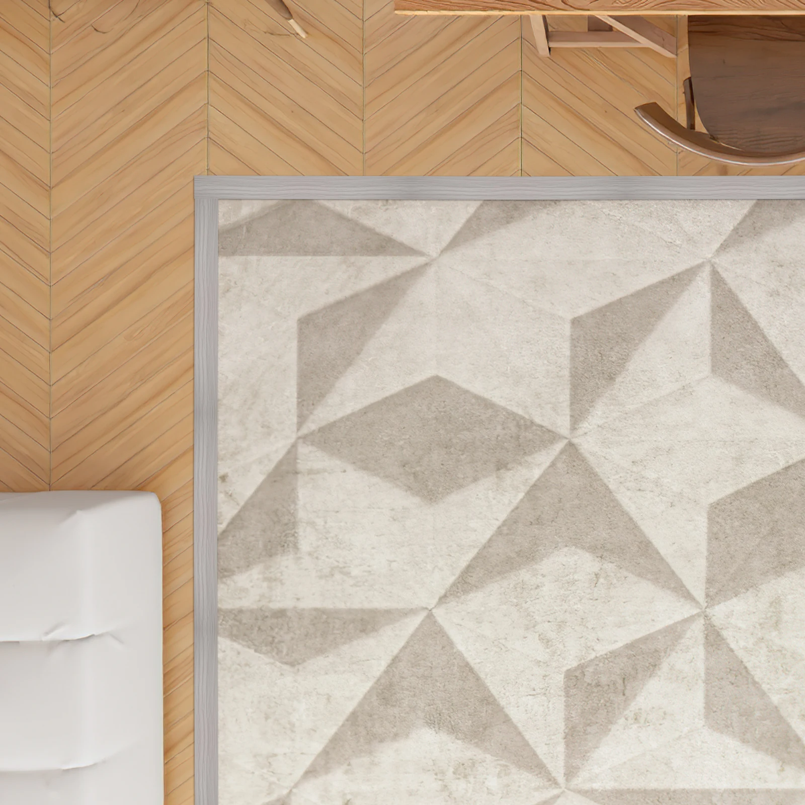 2M Self Adhesive Floor Transition Strip Seamless Carpet to Tile Threshold Strip for Doorway Edge Thresholds for Doorways