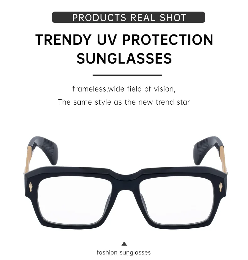 

2025 Модные мужские солнцезащитные очки с квадратными белыми линзами для улицы — оправы для очков премиум-класса, женские очки в оправе, офтальмологические оправы