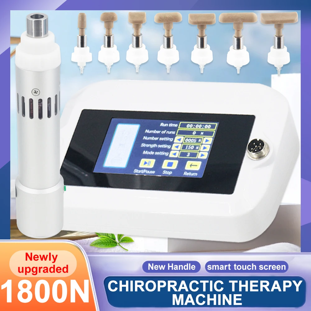 2025 Newest Electric Chiropractic Correction Tool 1800N Intensity Therapy Massager Cervical Correction Adjustable Massage Gun