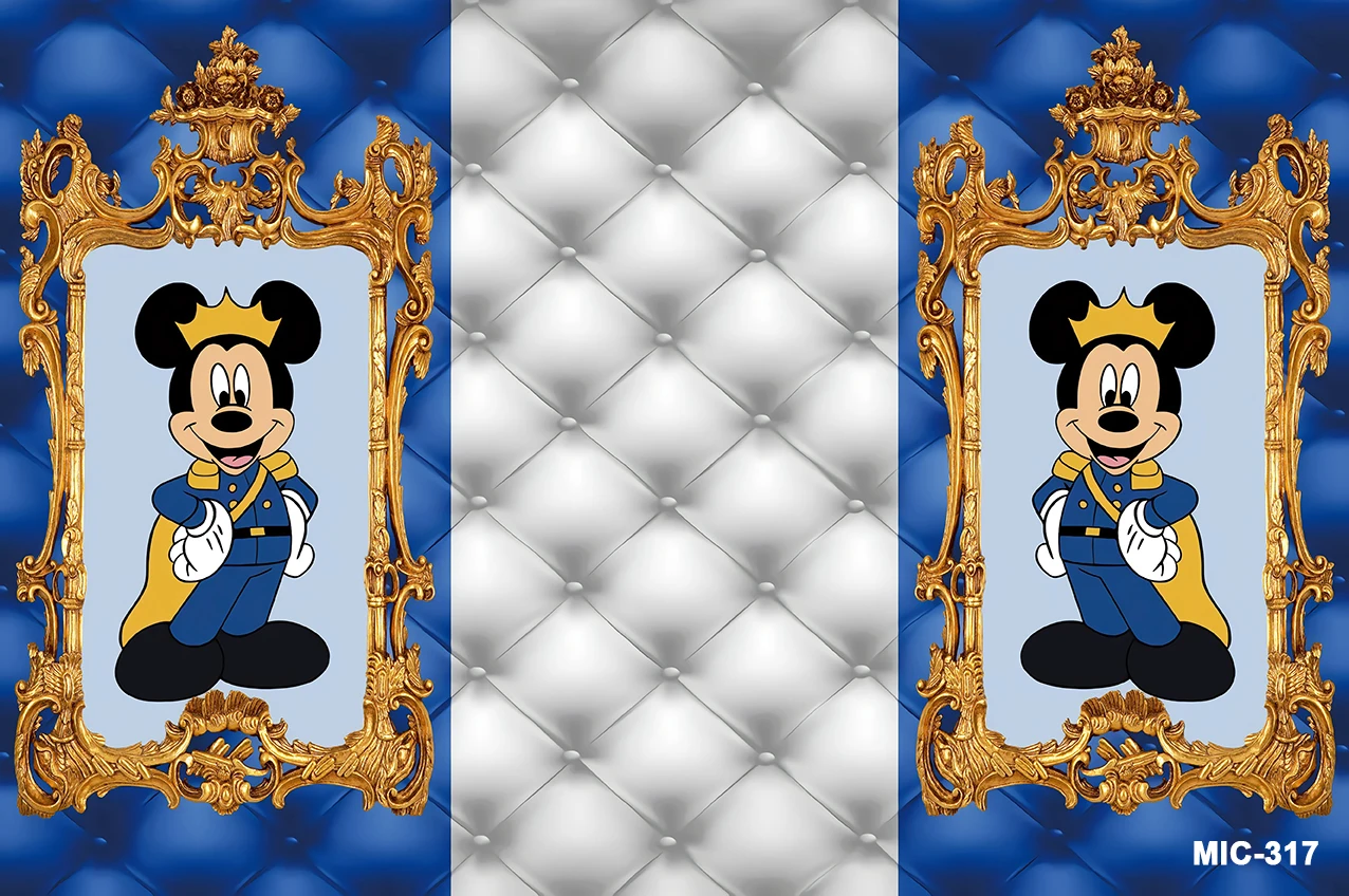 Baby Mädchen Geburtstag Kulissen für Fotografie Mickey Minnie Maus Party Dekorationen Rosa Hintergrund Tuch Studio Foto Kulissen