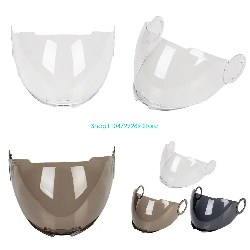 

D8KE Helmet Visor For VIALE MTV26B Half Face Motercycle Helmet Visor Lens Capacete Helmet Accessories
