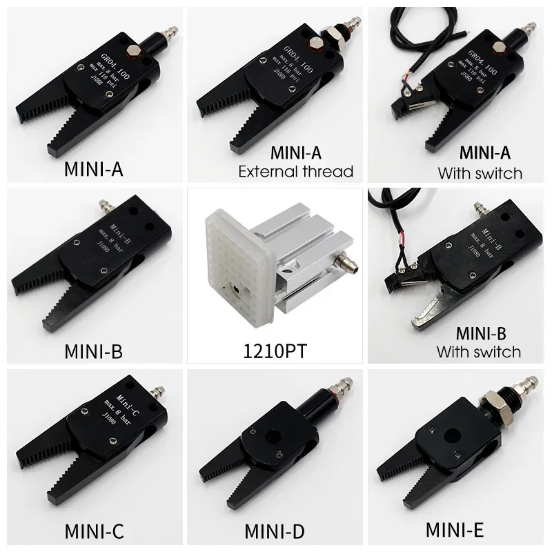 Koceru – MINI pince pneumatique J1080/1060, accessoires de manipulateur, fixation mécanique, Clip de bec d'eau pour Robot industriel