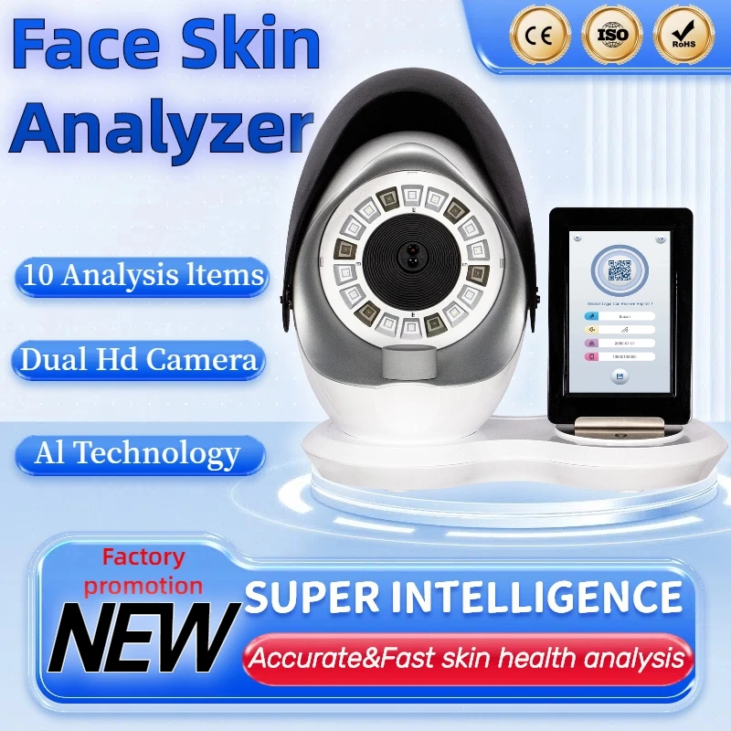 Mirror  3D Magic  Skin Analyzer Skin Detect Analysis Moisture Equipment Portable Face Scanner Machine Professional For Salon