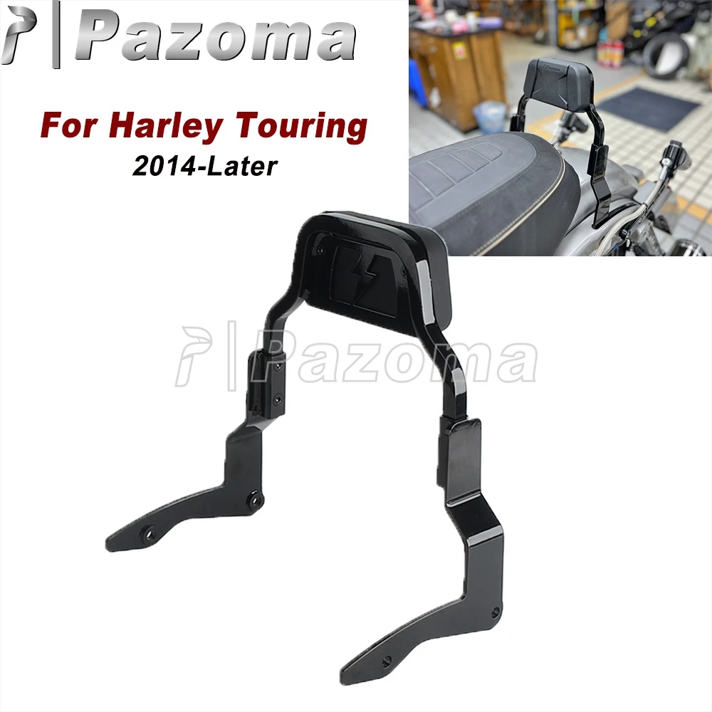 Motorcycle Passenger Backrest For Harley Electra Glide FLHFB FLHTP FLH FLHT FLHTCU FLHTCUL FLHTK FLHTKSE FLHTKL Sissy Bar Pad