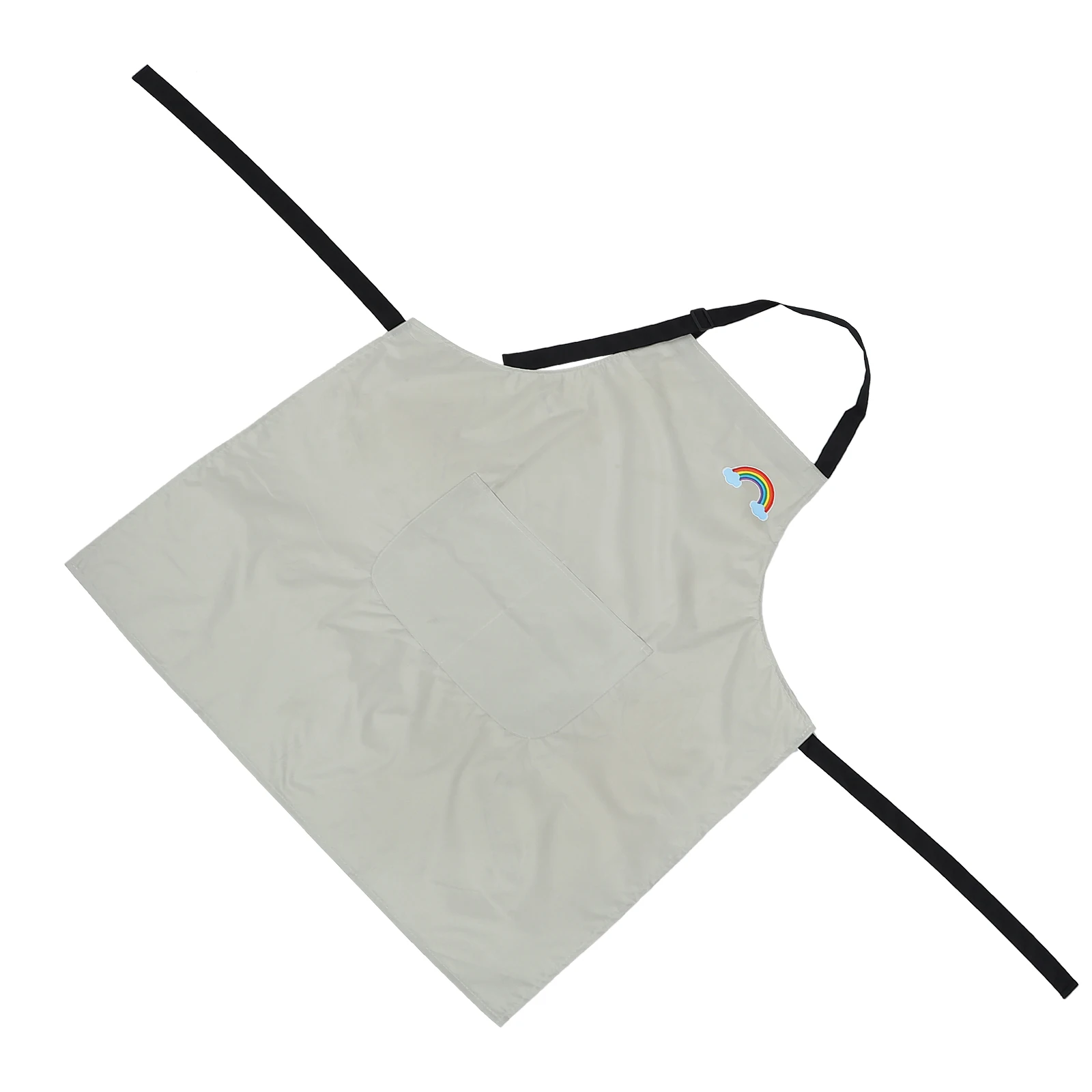 

Waterproof PVC Apron Oilproof Kitchen Bib Lovely Lace up Japanese style Large Pocket Storage Baking Cooking BBQ