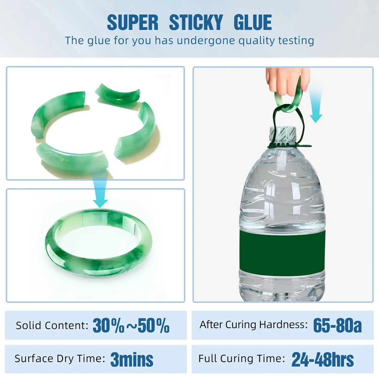 B7000 Jewelry Screen Border Glue Waterproof Clear Adhesive, Universal Glass Bonding Agent, Repair Point Drill Rhinestone DIY Bonding Elastic Glue Tool, 15/25/50/110ml,1-3pcs. image 5