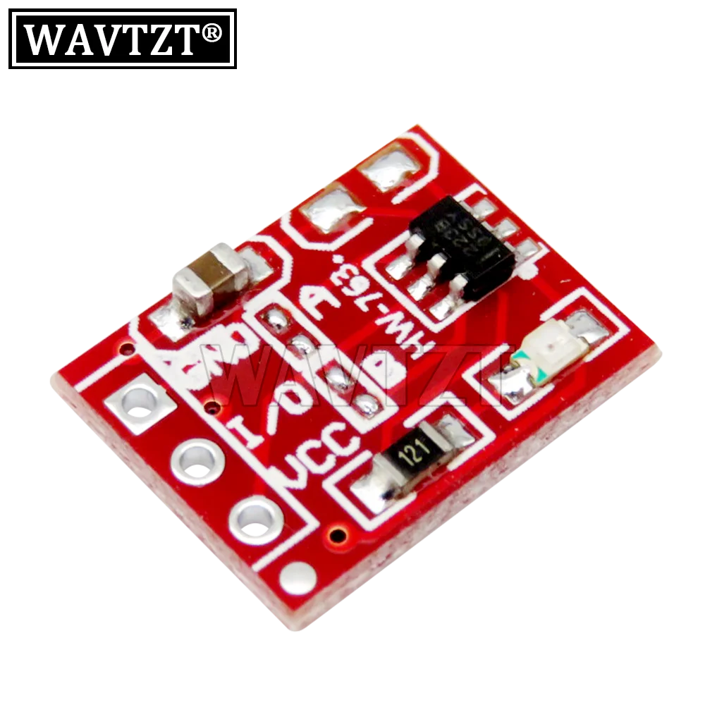 WAVTZT 10PCS/LOT TTP223 Touch Button Module Capacitor Type Single Channel Self Locking Touch Switch Sensor TTP223-BA6 SOP23-6