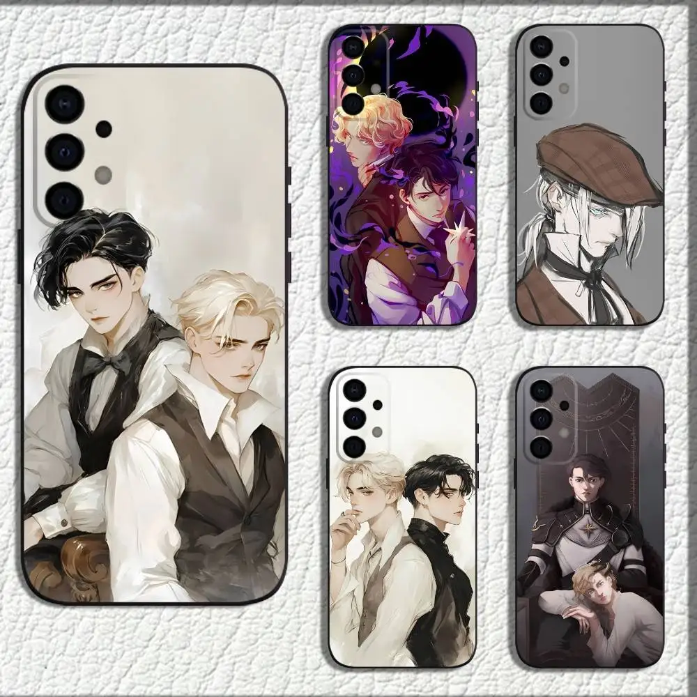 

Dark Novel Rise Will and James Phone Case For Samsung Galaxy A73,72,71,A52,51,40,41,A22,A32,31,A13,12,Note20 Soft Black Shell