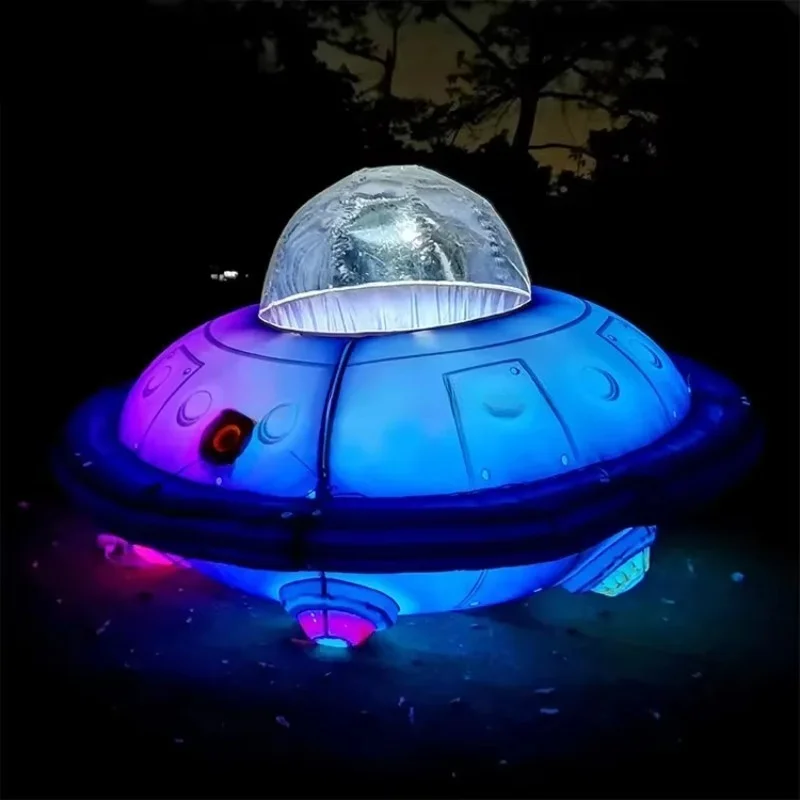 Customize giant inflatable space, rocket ship, alien spacecraft flying saucer space