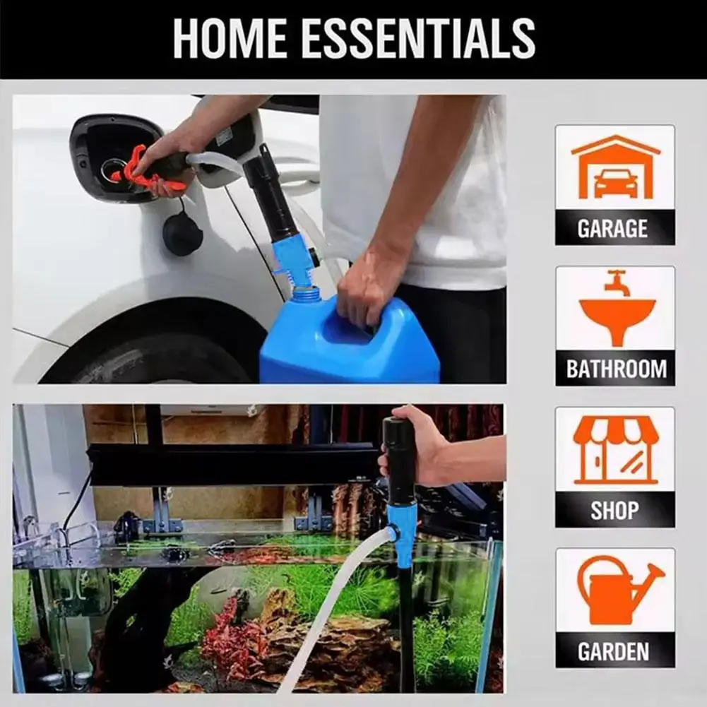 1set Portable Power Battery Pump for Gas, Battery Powered Fuel Transfer Pump, Efficient Liquid Water/Diesel/Fuel Transfer Pump