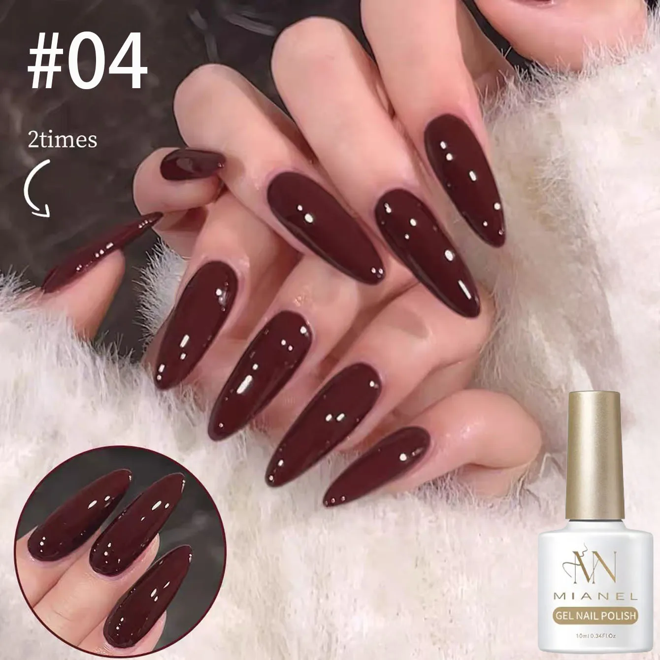 10ML 1 pièces Mary rouge automne blanchissant vernis à ongles offre spéciale cerise rouge série Nail Art UV lumière ongles noël ongles ongles trucs