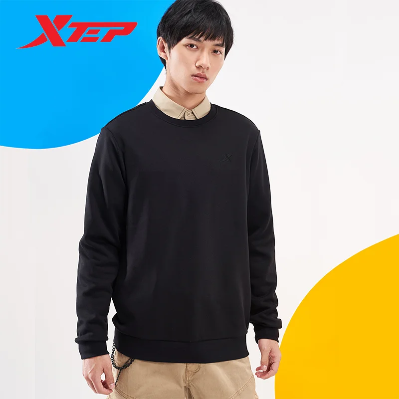 Xtep Pullover Sweater For Men 2020 Winter Keep Warm Classics Men\'s Sweatshirt Comfortable Minimalist Outdoor Tops 880429920144