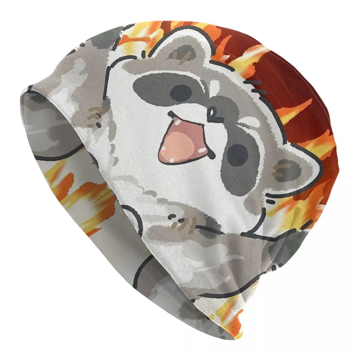 

Шапка-бини енот, модная шапка, мужские шапки