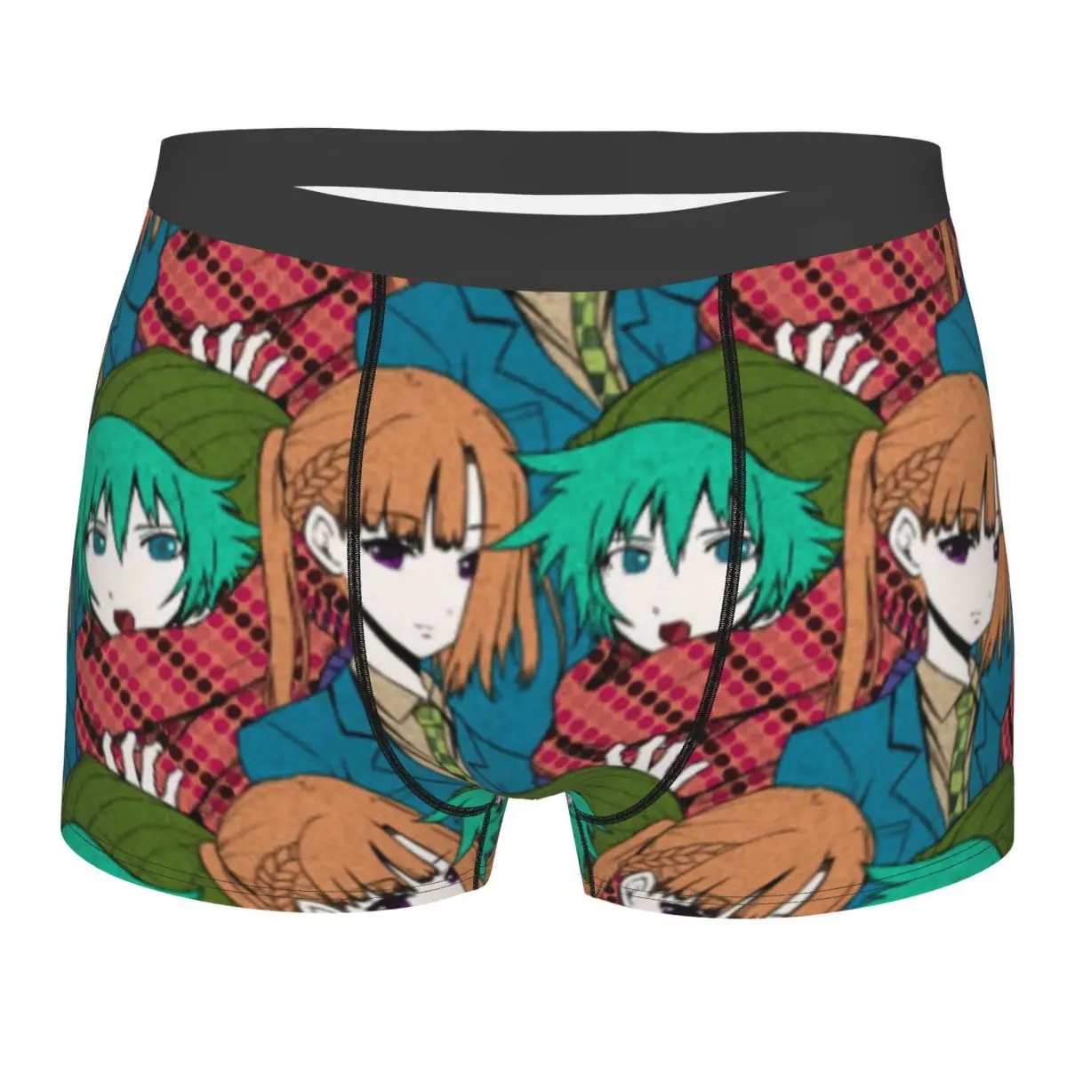 Fashion Shin Tsukimi Your Turn To Die Hat Boxers Shorts Ropa interior elástica para hombre YTTD Game Anime Briefs Ropa interior