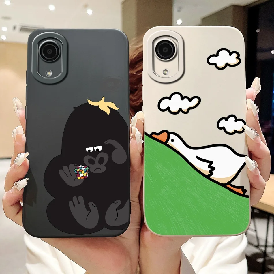 For Samsung Galaxy A03 Core Case Samsung A03Core SM-A032F Cute Panda Rabbit Cartoon Soft Silicone Camera Protective Phone Cases