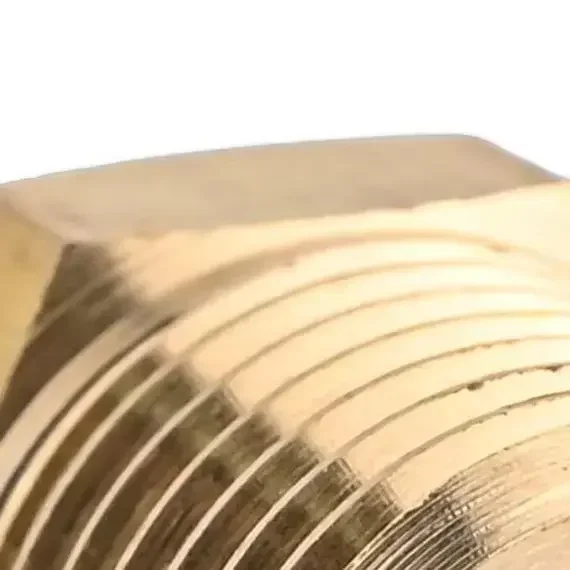 Stylish Brass 14 NPT Male To 18 NPT Female Pipe Reducer Adapter 1/4 NPT Male To 1/8 NPT Female Gold Color Coated